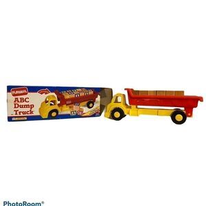 Playskool Plastic ABC Dump Truck & Wooden Blocks
